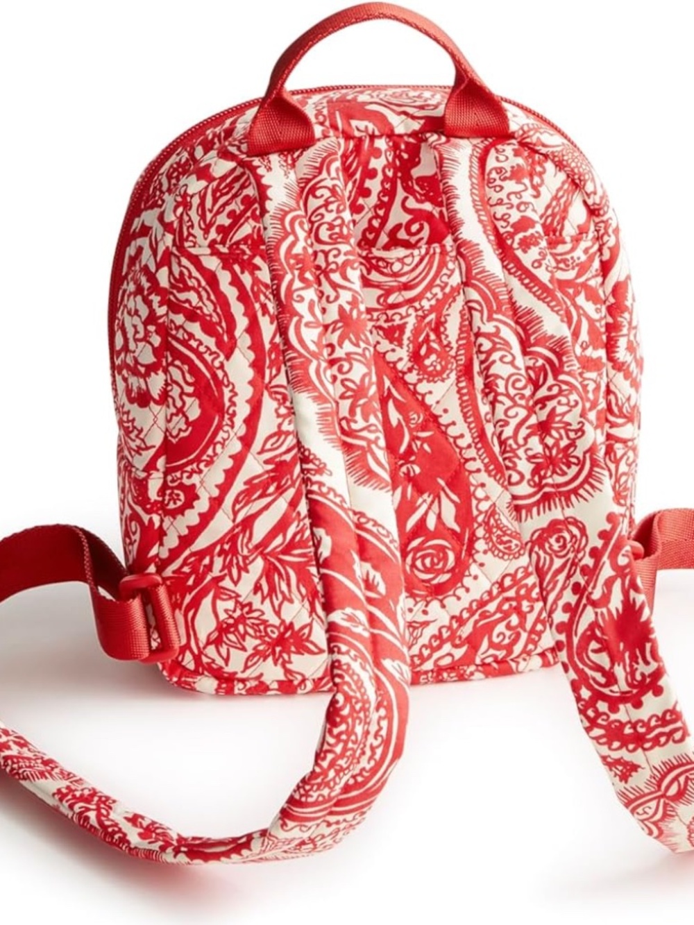 Vera Bradley Women's Premium Cotton Mini Banbury Backpack, Paisley Key, One Size - Picture 2 of 8